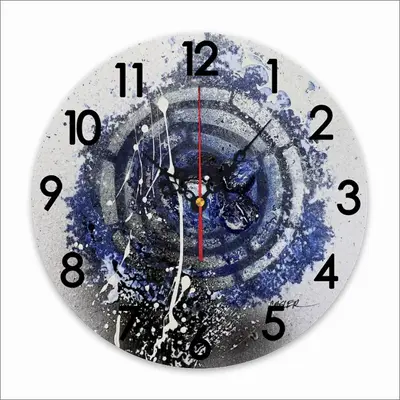 Basic Indigo Wall Clock