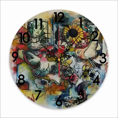 Postcard Wall Clock