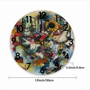 Postcard Wall Clock