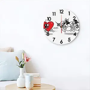 Chasing Love Wall Clock