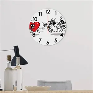 Chasing Love Wall Clock