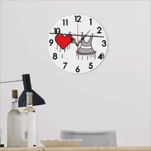 Drying Love Wall Clock