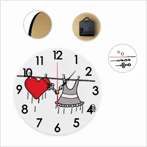 Drying Love Wall Clock