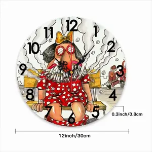 Chain Smoker Wall Clock