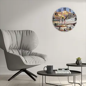 Sète The Navy Wall Clock