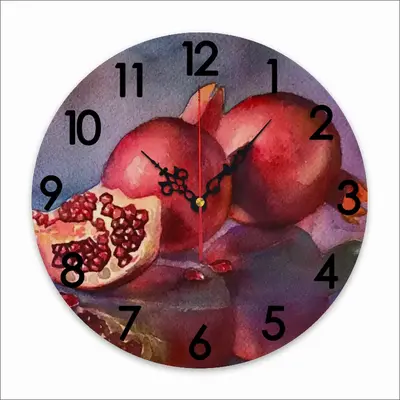 The Pomegranates Wall Clock