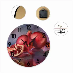 The Pomegranates Wall Clock