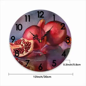 The Pomegranates Wall Clock