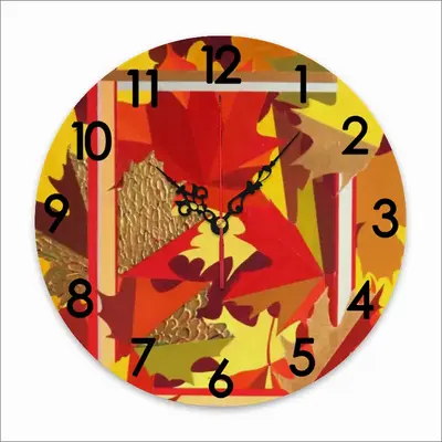 Autumn Wall Clock