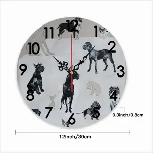 Dog Breeds Wall Clock