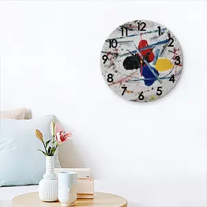 Primary Plus One Wall Clock