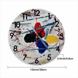 Primary Plus One Wall Clock