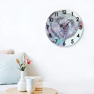 Polar Bear With A Big Heart Wall Clock