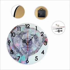 Polar Bear With A Big Heart Wall Clock