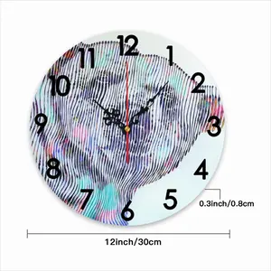 Polar Bear With A Big Heart Wall Clock