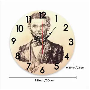 President Abraham Lincoln Wall Clock