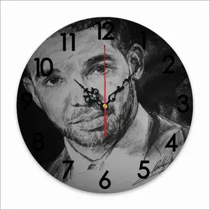 Aubrey Drake Graham Portrait Wall Clock