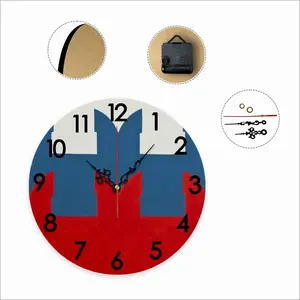 Flag 1 Wall Clock