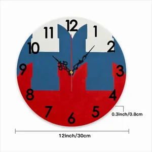 Flag 1 Wall Clock