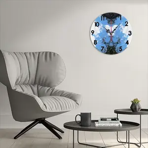 Holy Cloud Smokes Wall Clock