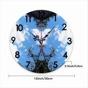 Holy Cloud Smokes Wall Clock