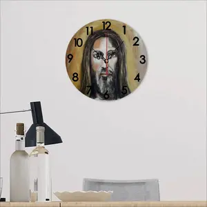 Christ Face Wall Clock