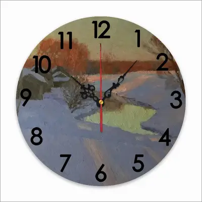 Evening Light Wall Clock