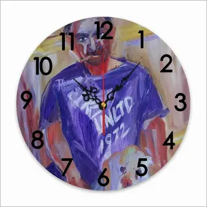 The Man With The Dog Wall Clock