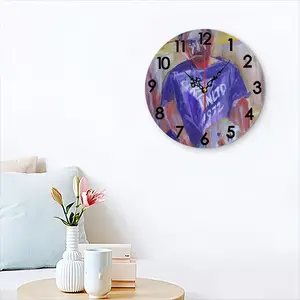 The Man With The Dog Wall Clock