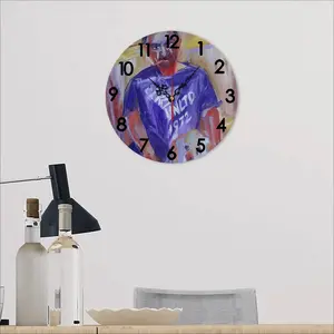 The Man With The Dog Wall Clock