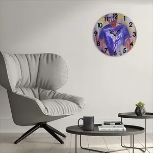 The Man With The Dog Wall Clock