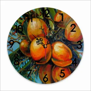 Coconut Palm Tree Wall Clock