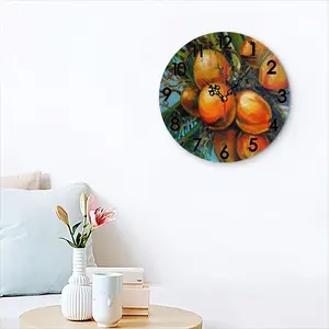 Coconut Palm Tree Wall Clock