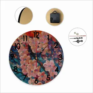 Apple Tree Blossom Wall Clock