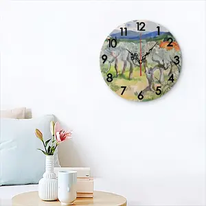 Olive Trees Wall Clock