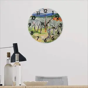 Olive Trees Wall Clock