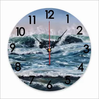 Serenade To The Sea Wall Clock