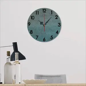 Hazy Shades Of Blue Wall Clock