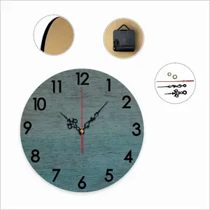 Hazy Shades Of Blue Wall Clock