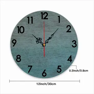 Hazy Shades Of Blue Wall Clock