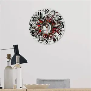 Aztec Sun Wall Clock