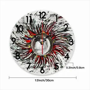 Aztec Sun Wall Clock