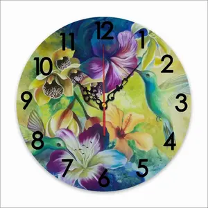 Tropical Splash Wall Clock