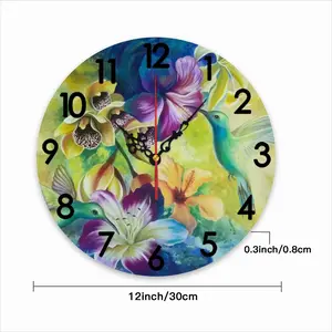 Tropical Splash Wall Clock