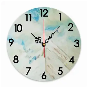 City In The Clouds Wall Clock