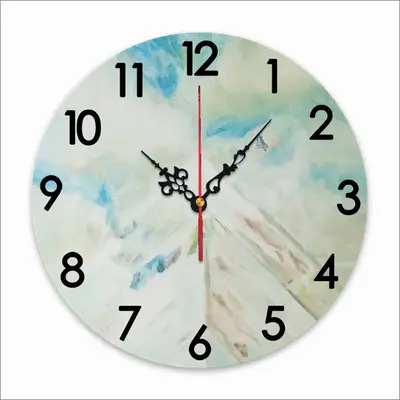 City In The Clouds Wall Clock