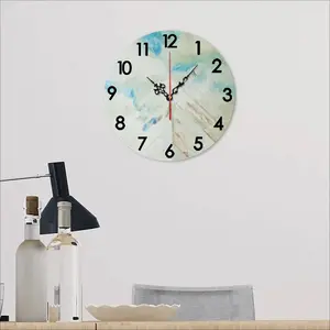 City In The Clouds Wall Clock