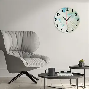 City In The Clouds Wall Clock