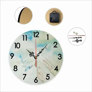 City In The Clouds Wall Clock