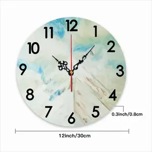 City In The Clouds Wall Clock